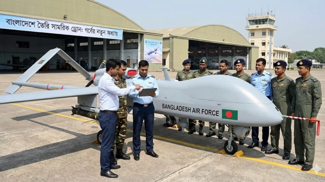 সামরিক ড্রোন তৈরির পথে বাংলাদেশ, চীনা কোম্পানির সঙ্গে চুক্তি সই